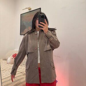 vintage tan jacket